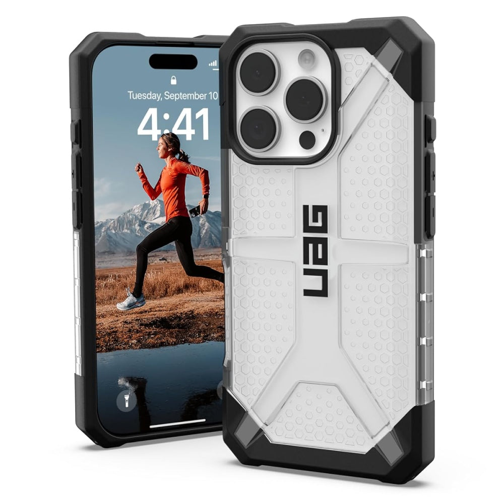 UAG Plasma Case (Suits iPhone 16 Pro Max) - Clear/Black