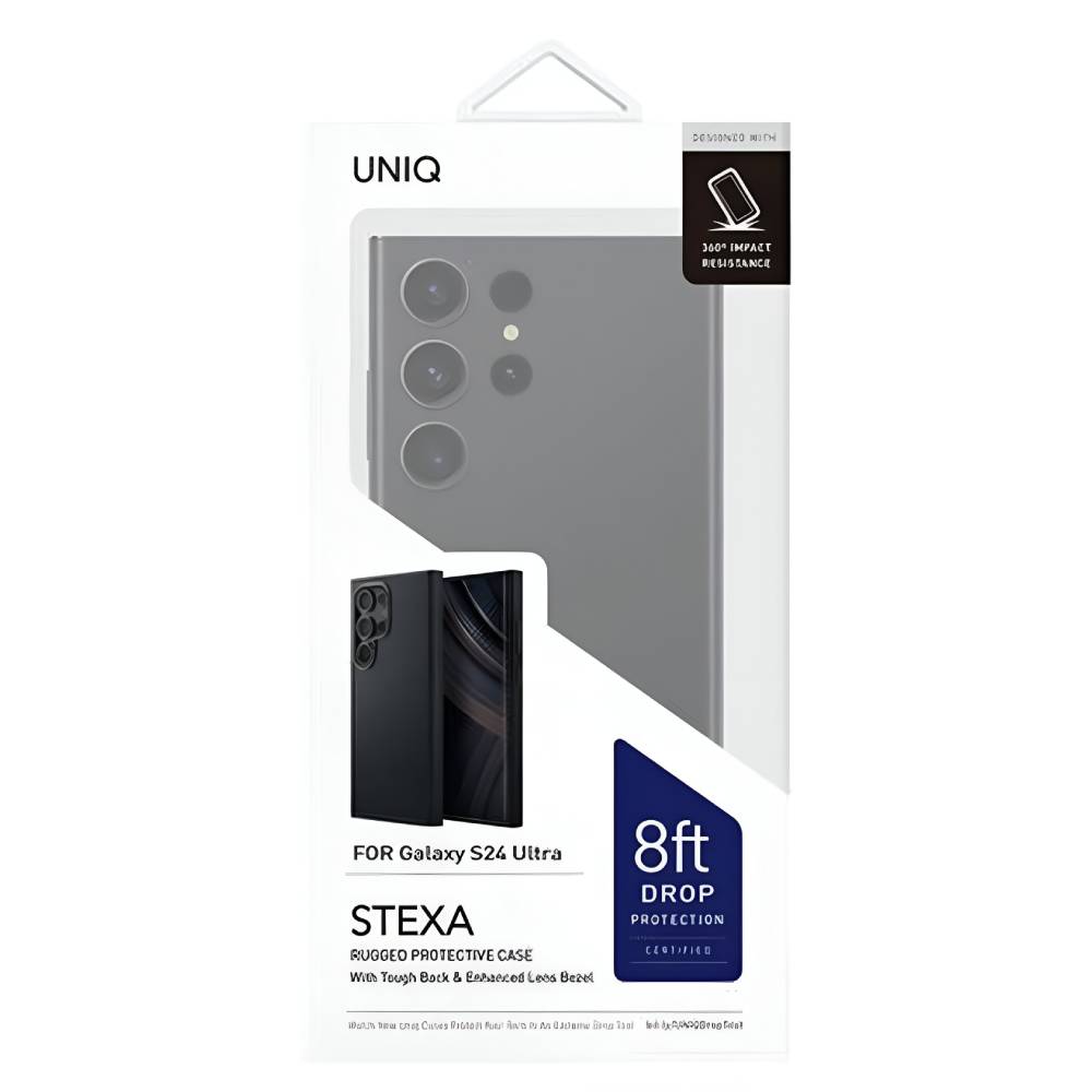UNIQ Combat Case (Suits Galaxy S24 Ultra) - Black