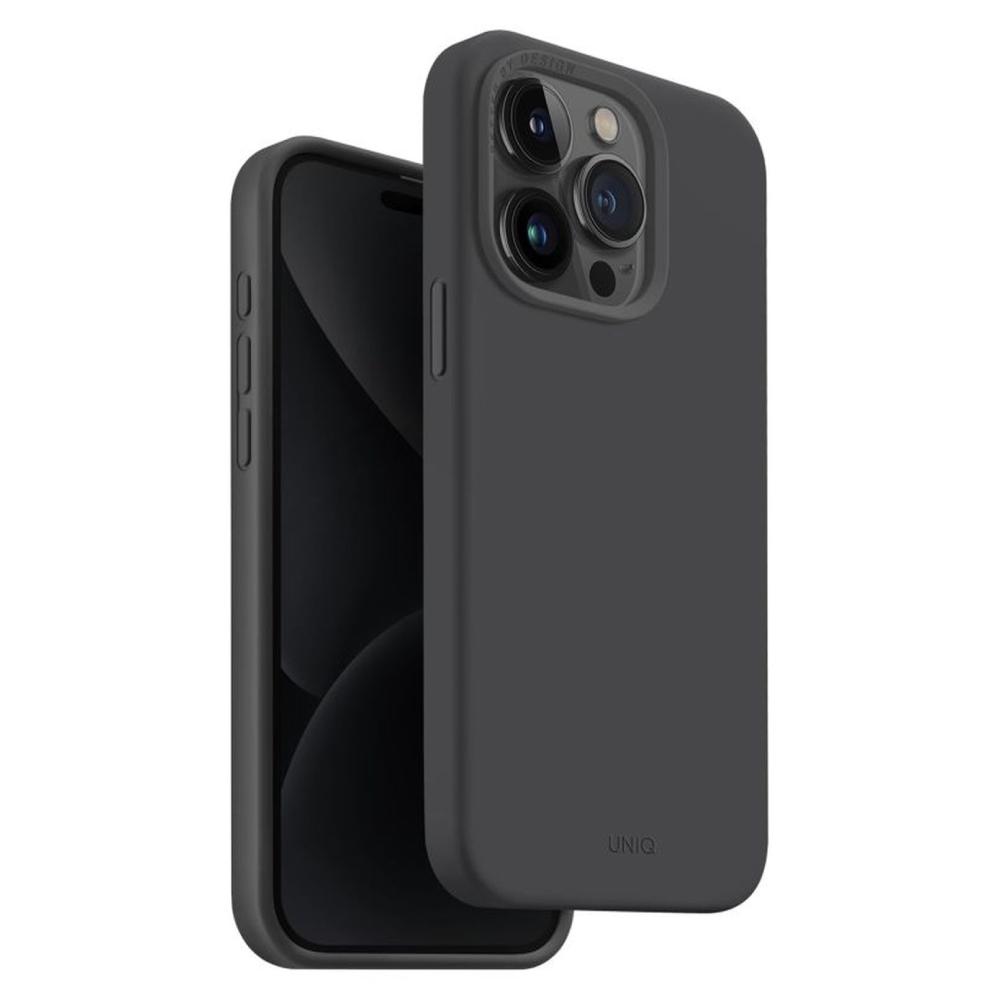 UNIQ Lino Hue MagSafe Case (Suits iPhone 15 Pro Max) - Grey