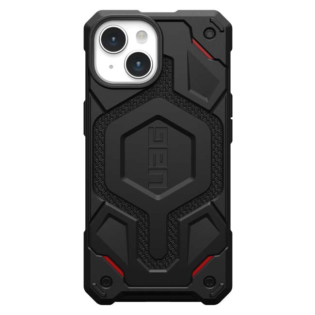UAG Monarch Pro MagSafe Case (Suits iPhone 15) - Kevlar Black