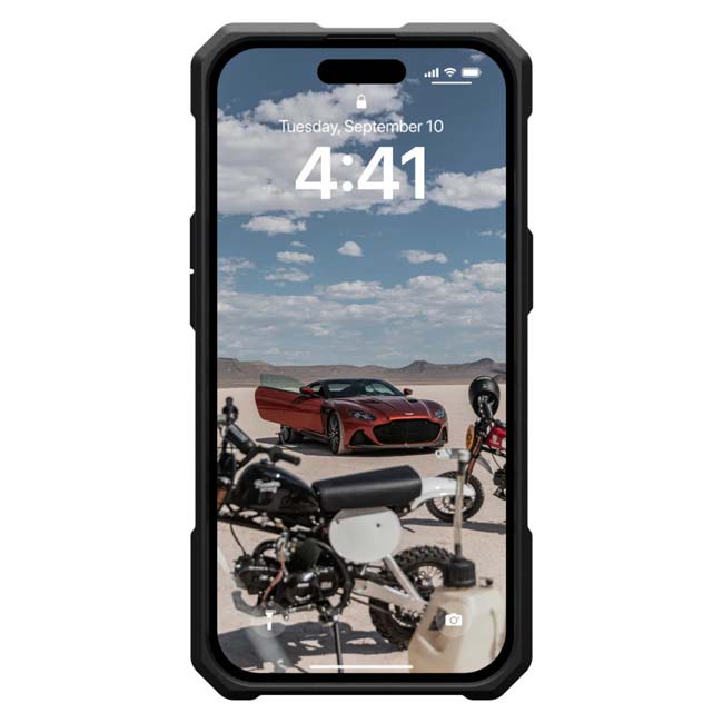 UAG Monarch Pro MagSafe Case (Suits iPhone 15) - Kevlar Black