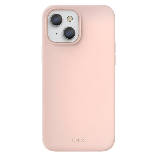 UNIQ Lino Silicone Liquid Case (Suits iPhone 13) - Pink
