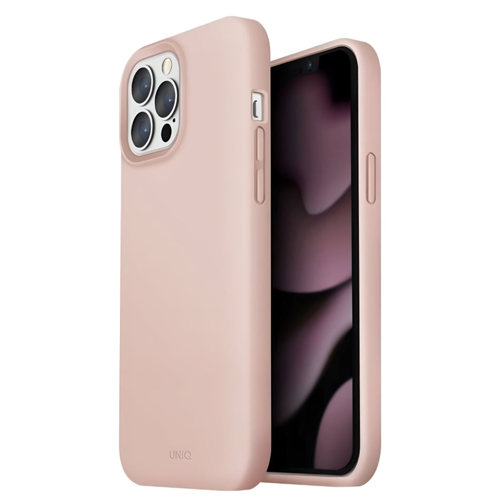 UNIQ Lino Hue Liquid Case (Suits iPhone 12 Pro Max) - Pink