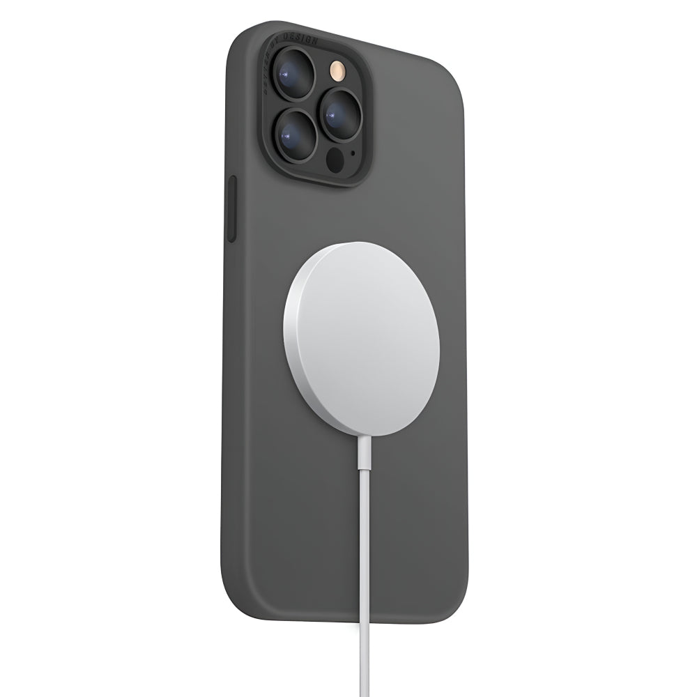 UNIQ Lino Hue Liquid MagSafe Case (Suits iPhone 13 Pro) - Grey
