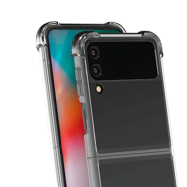 Urban Bumper Cover Phone Case (Suits Galaxy Z Flip 4) - Clear