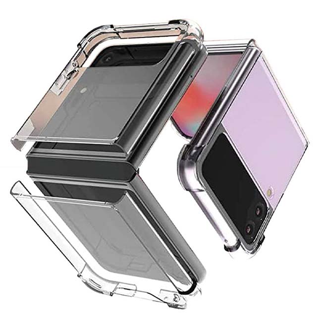 Urban Bumper Cover Phone Case (Suits Galaxy Z Flip 4) - Clear