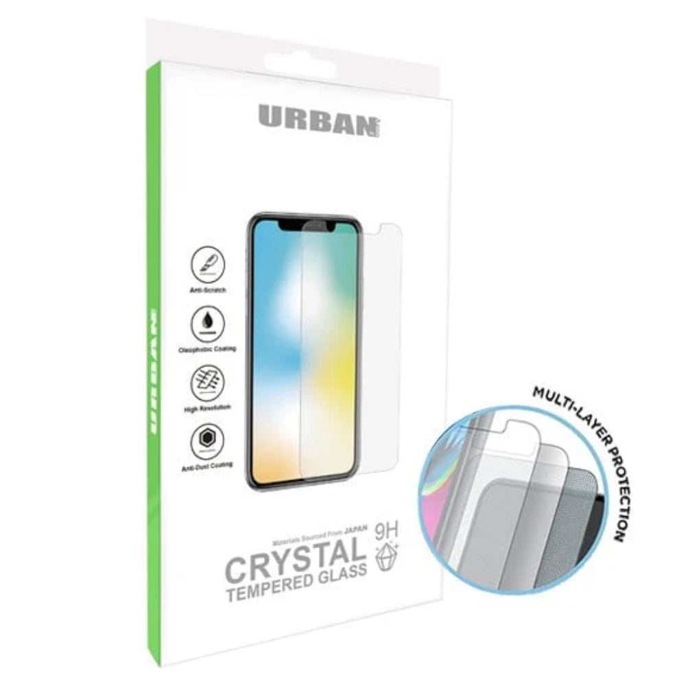 Urban Crystal Glass (Suits iPhone 16 Plus/ 15 Pro Max/ 14 Pro Max/ 13 Pro Max) - Clear