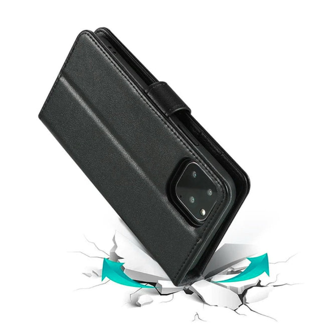Urban Everyday Folio Wallet Flip Case with Card Slot (Suits iPhone 13 Pro) - Black