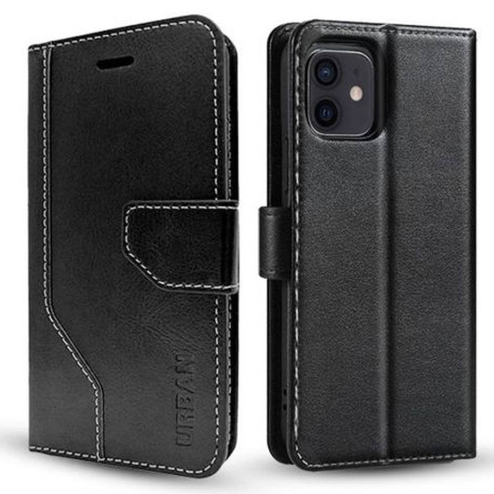 Urban Everyday Wallet Case (Suits iPhone 14 Plus) - Black