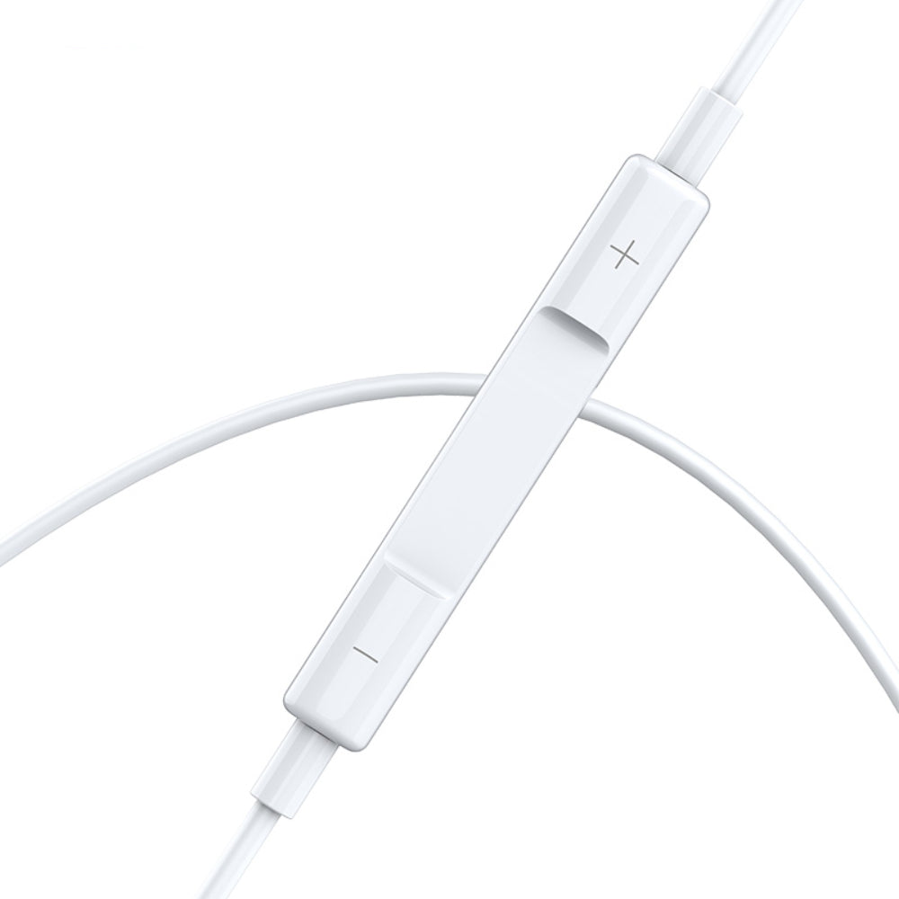 BWOO Lightning Hi-Fi Audio Stereo Wired Earphones (1.2M)(BO-HF179) - White