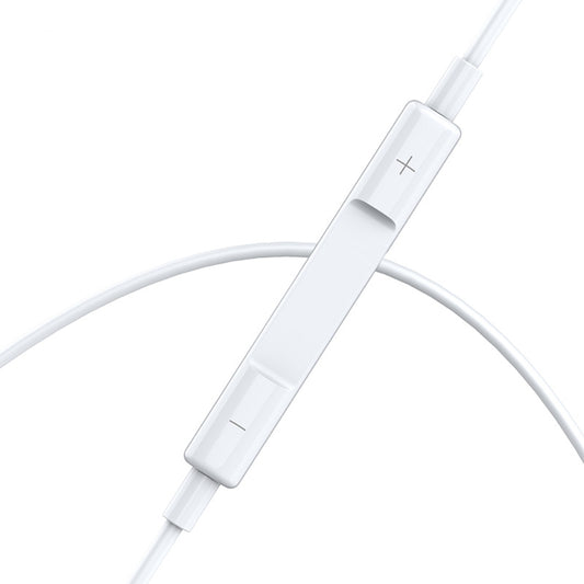 BWOO Lightning Hi-Fi Audio Stereo Wired Earphones (1.2M)(BO-HF179) - White