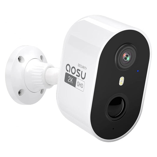 AOSU 3MP/2K Outdoor Battery-Powered Wireless Smart Camera (C6L) - White