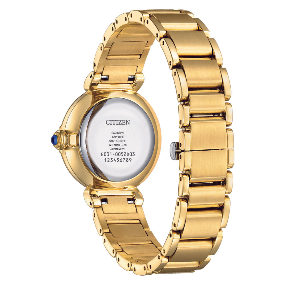 Citizen L Series Mother of Pearl Stainless Steel Women's Watch (EM1062-57D)