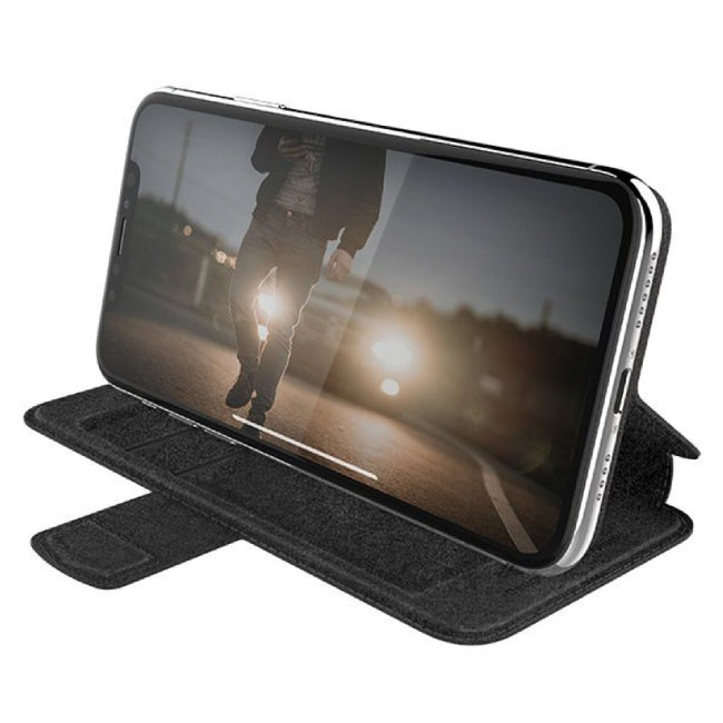 X-Doria Folio Air Wallet Flip Protective Case (Suits iPhone 11 Pro Max) - Black
