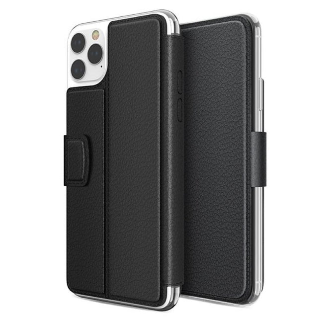 X-Doria Folio Air Wallet Flip Protective Case (Suits iPhone 11 Pro Max) - Black
