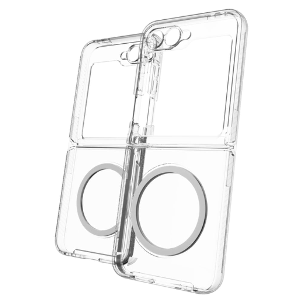 ZAGG Bridgetown Snap Magnetic Case (Suits Galaxy Z Flip 6) - Clear