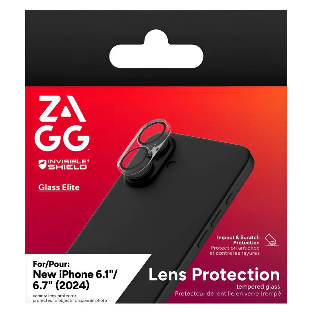 ZAGG Glass Elite Anti-Reflective Camera Lens Protector (Suits iPhone 16/ 16 Plus)