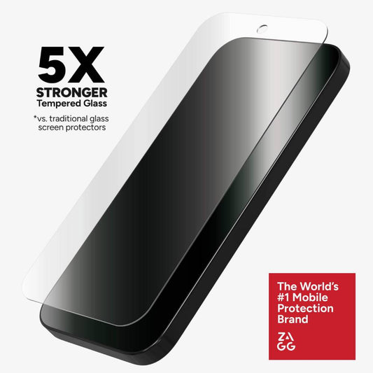 ZAGG Crystal Palace Case & Glass Elite Bundle (Suits Google Pixel 9A) - Clear
