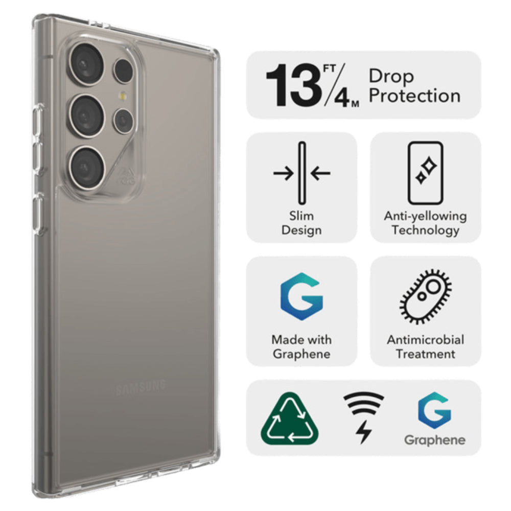 ZAGG Crystal Palace Case (Suits Galaxy S24 Ultra) - Clear