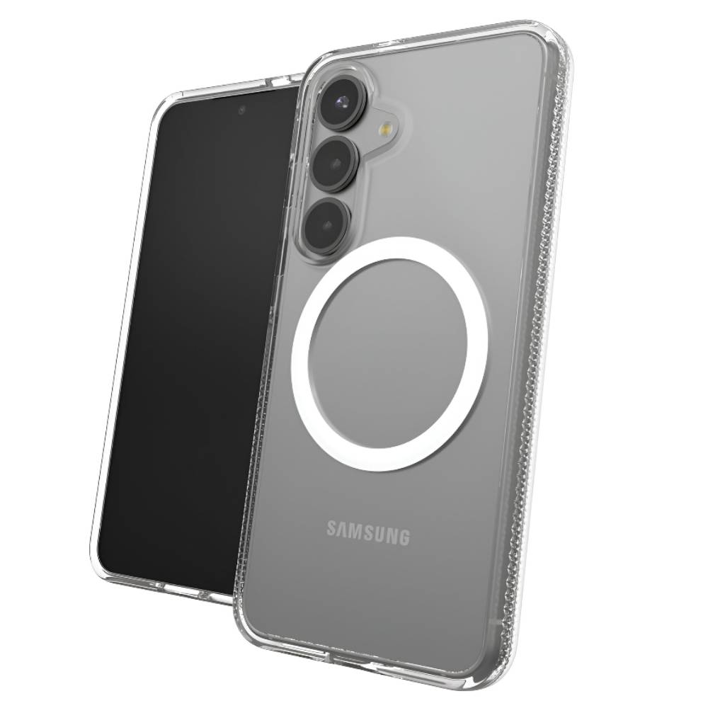 ZAGG Crystal Palace Snap Magnetic Case (Suits Galaxy S24 FE) - Clear