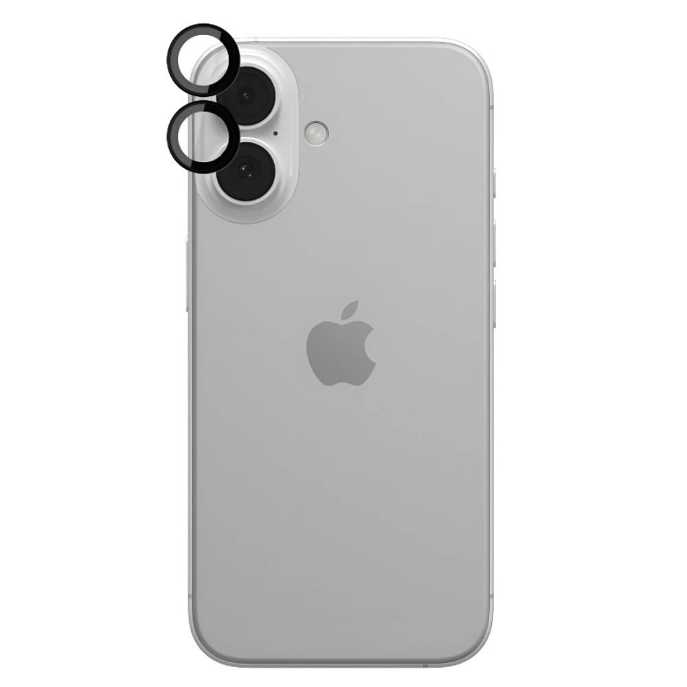 ZAGG Glass Elite Premium Camera Lens Protector (Suits iPhone 16/ 16 Plus) - Black
