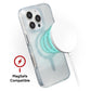 ZAGG Milan Snap MagSafe Case (Suits iPhone 16 Pro) - White Swirl Glitter