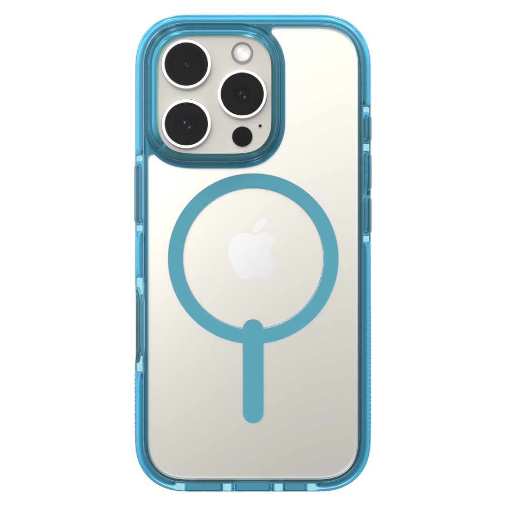 ZAGG Santa Cruz Snap MagSafe Case (Suits iPhone 16 Pro) - Retro Blue