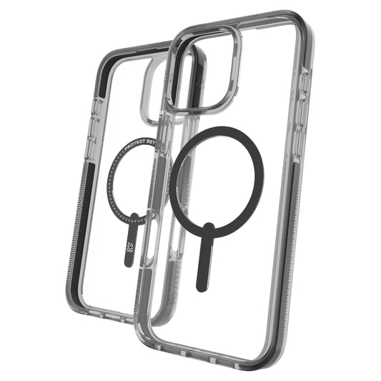 ZAGG Santa Cruz Snap MagSafe Case (Suits iPhone 16 Pro) - Black