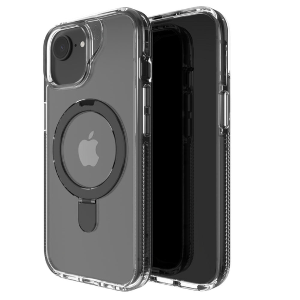 ZAGG Santa Cruz Snap Stand Magsafe Case (Suits iPhone 16e/15/14/13) - Black