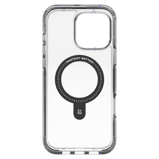 ZAGG Santa Cruz Snap Ring Stand Case (Suits iPhone 16 Pro Max) - Clear