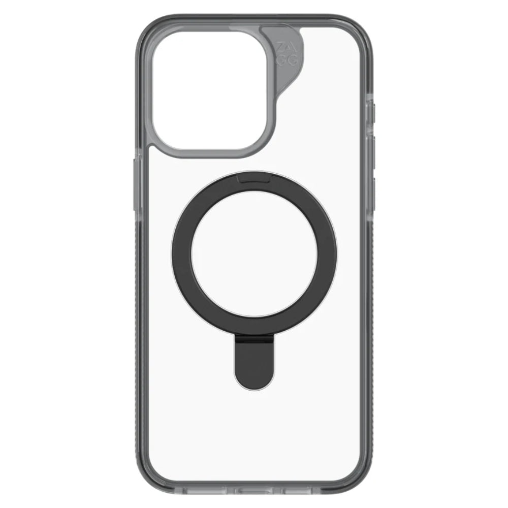 ZAGG Santa Cruz Snap Ring Stand MagSafe Case (Suits iPhone 15 Pro Max) - Black