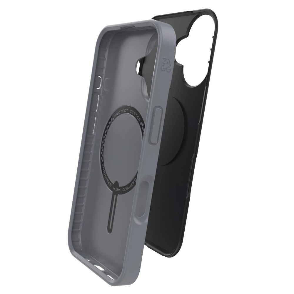 ZAGG SoHo Snap MagSafe Case (Suits iPhone 16) - Black