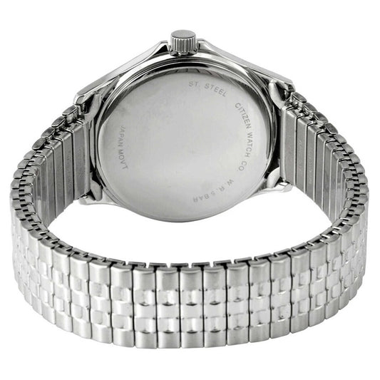 Citizen Dress White Dial Stainless Steel Men's Watch (BF5000-94A)