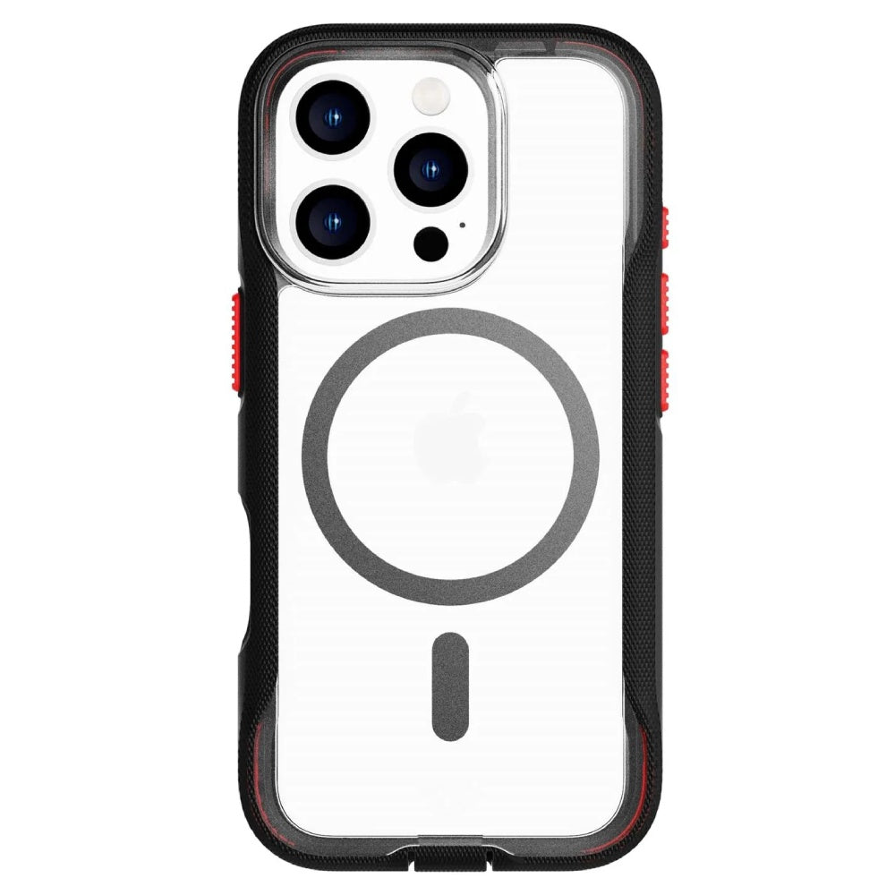 Tech21 EvoPro MagSafe Case (Suits iPhone 16 Pro) - Clear/Black