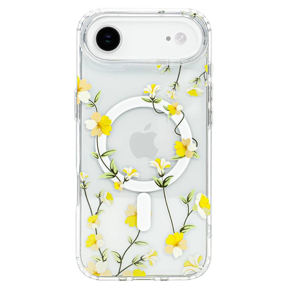 Soka Flower MagSafe Case (Suits iPhone 17 Air) - Yellow Flower