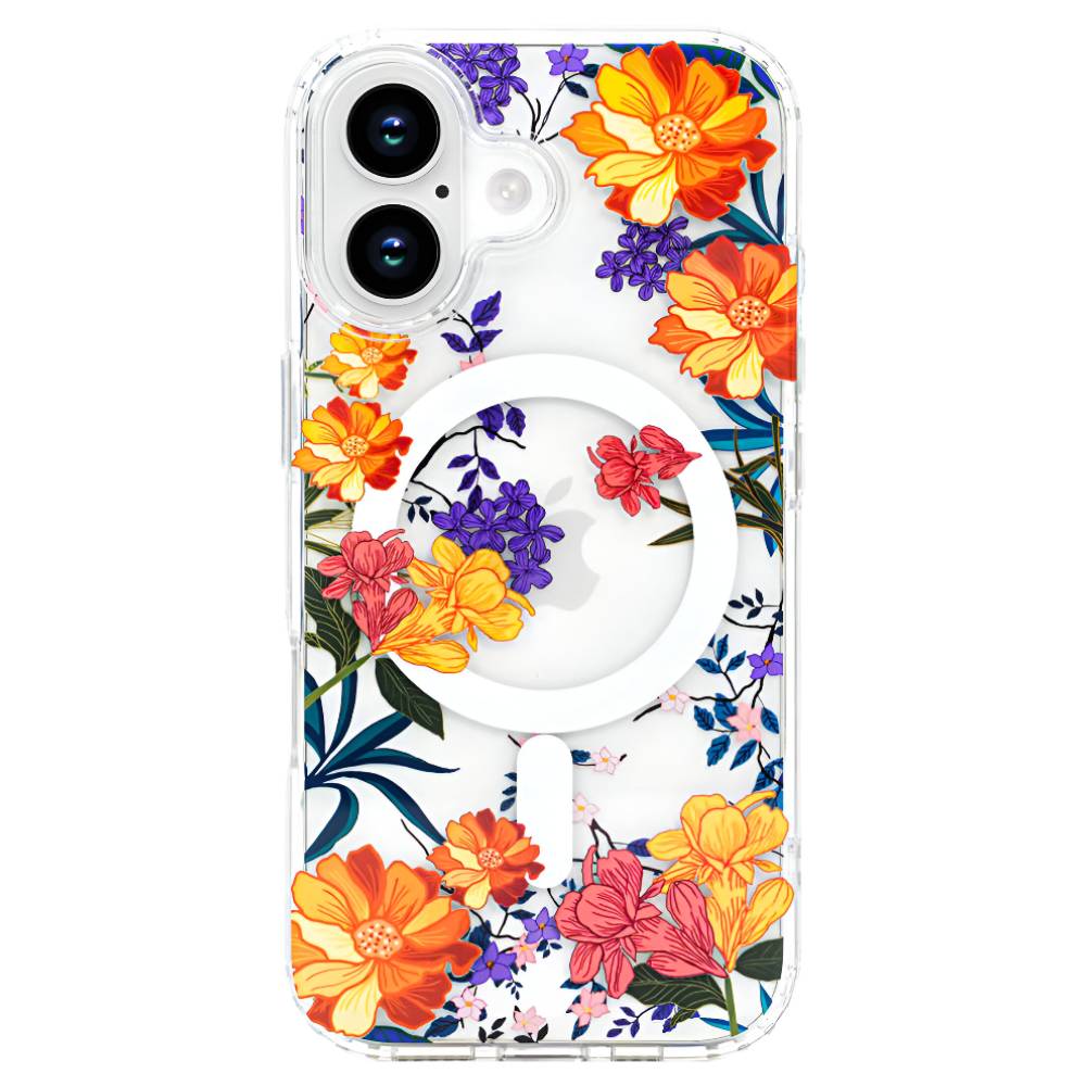 Soka Flower MagSafe Case (Suits iPhone 17) - Colorful Flower