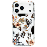 Soka Flower MagSafe Case (Suits iPhone 17 Pro Max) - Brown Flower