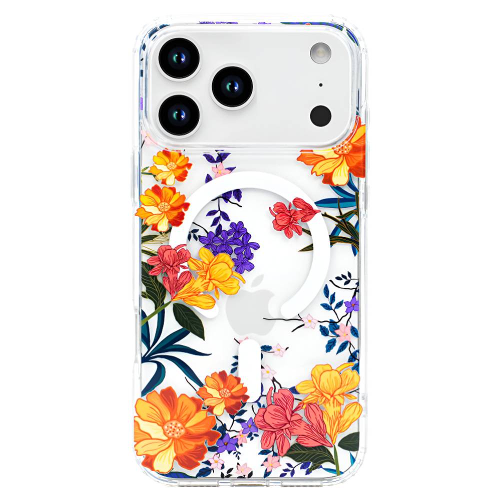 Soka Flower MagSafe Case (Suits iPhone 17 Pro) - Colorful Flower