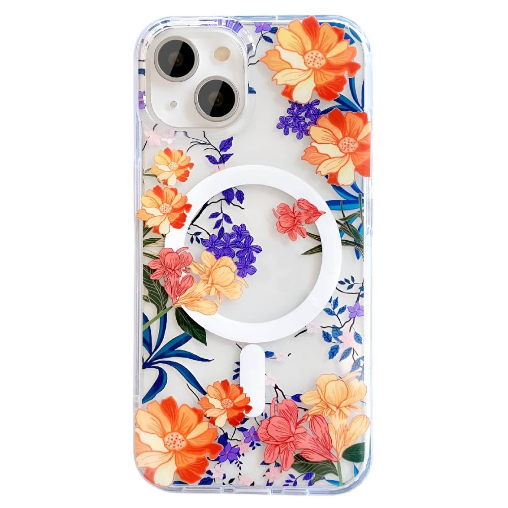 Soka Flower MagSafe Case (Suits iPhone 15) - Colorful Flower