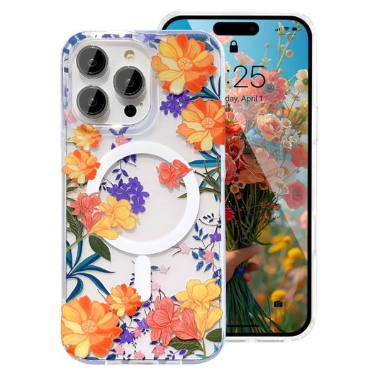 Soka Flower MagSafe Case (Suits iPhone 12/ 12 Pro) - Colorful Flower