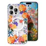 Soka Flower MagSafe Case (Suits iPhone 15 Pro) - Colorful Flower