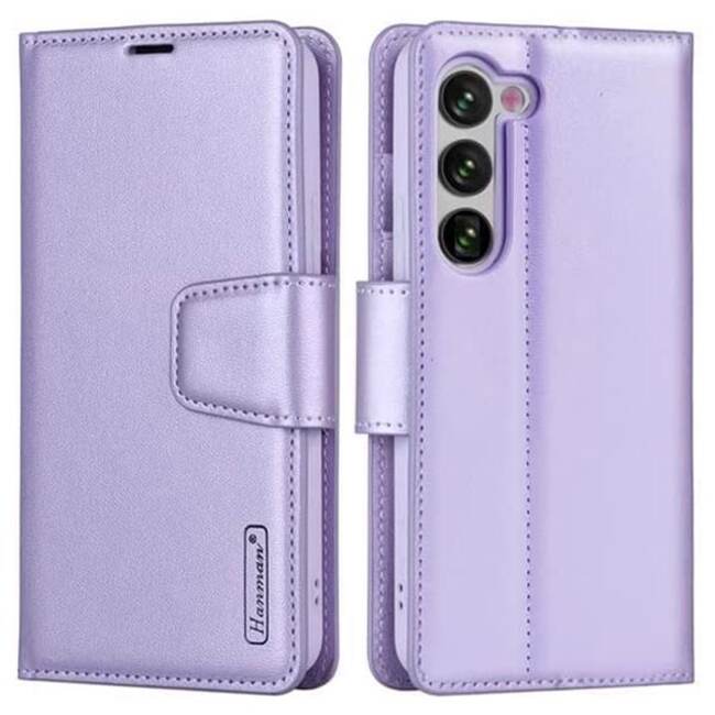 Soka Hanman Wallet Case (Suits Galaxy S24) - Purple