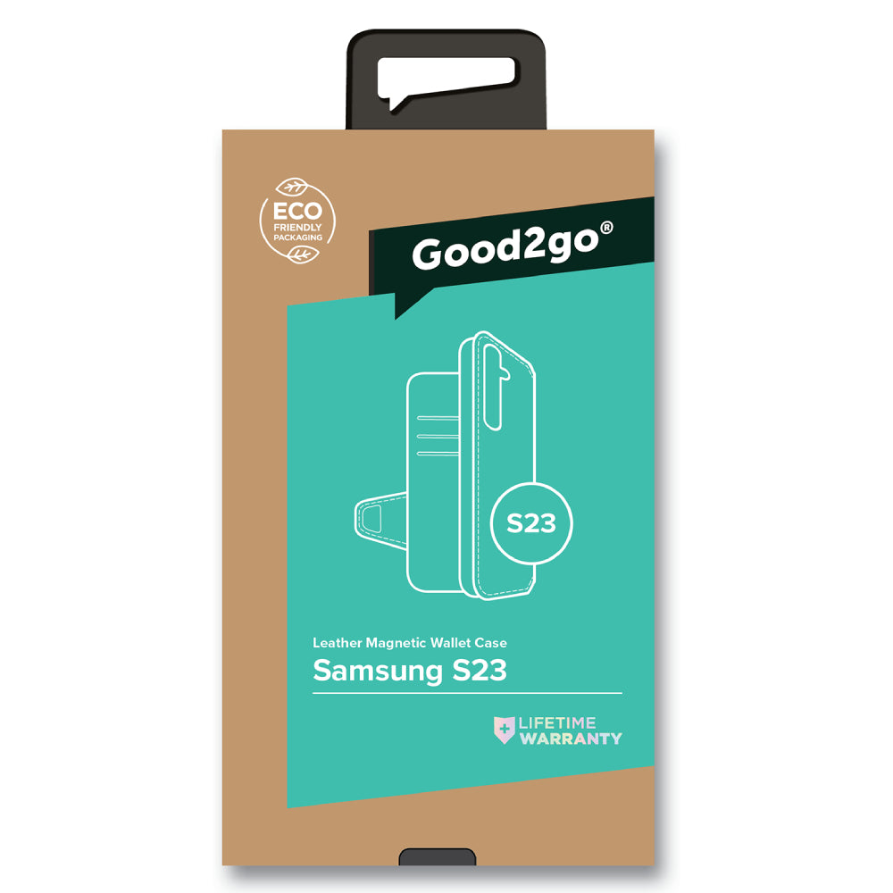 Good 2 Go Detachable Magnetic Wallet Case (Suits Galaxy S23) - Black