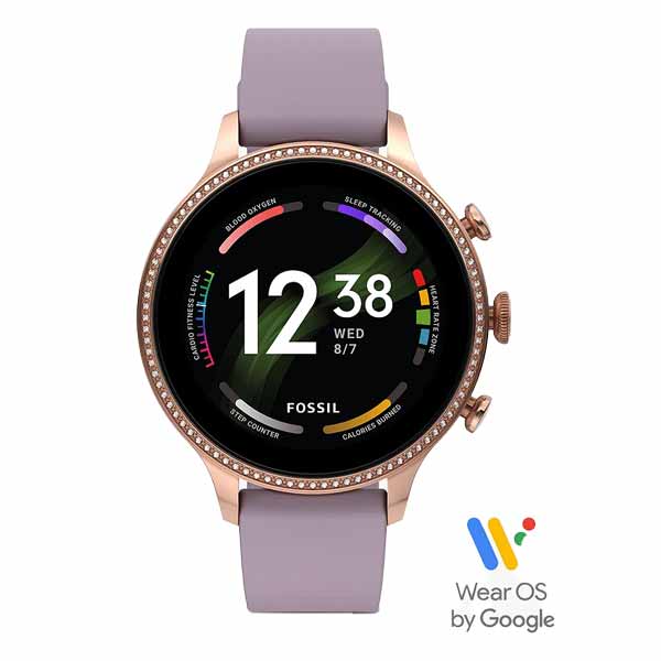 gen 6 smartwatch purple silicone