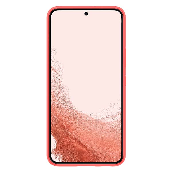 Samsung Silicone Cover (Suits Galaxy S22/S22+) - Glow Red