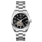 Bulova Black Dial Marine Star Surveyor Men's Watch (96A270)