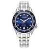 Citizen Eco-Drive Blue Dial Stainless Steel Dress Women's Watch (FE6160-57L)